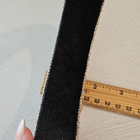 Clear rhinestone covered velvety cushion headband prom wedding tiara cosplay - Picture 7 of 8